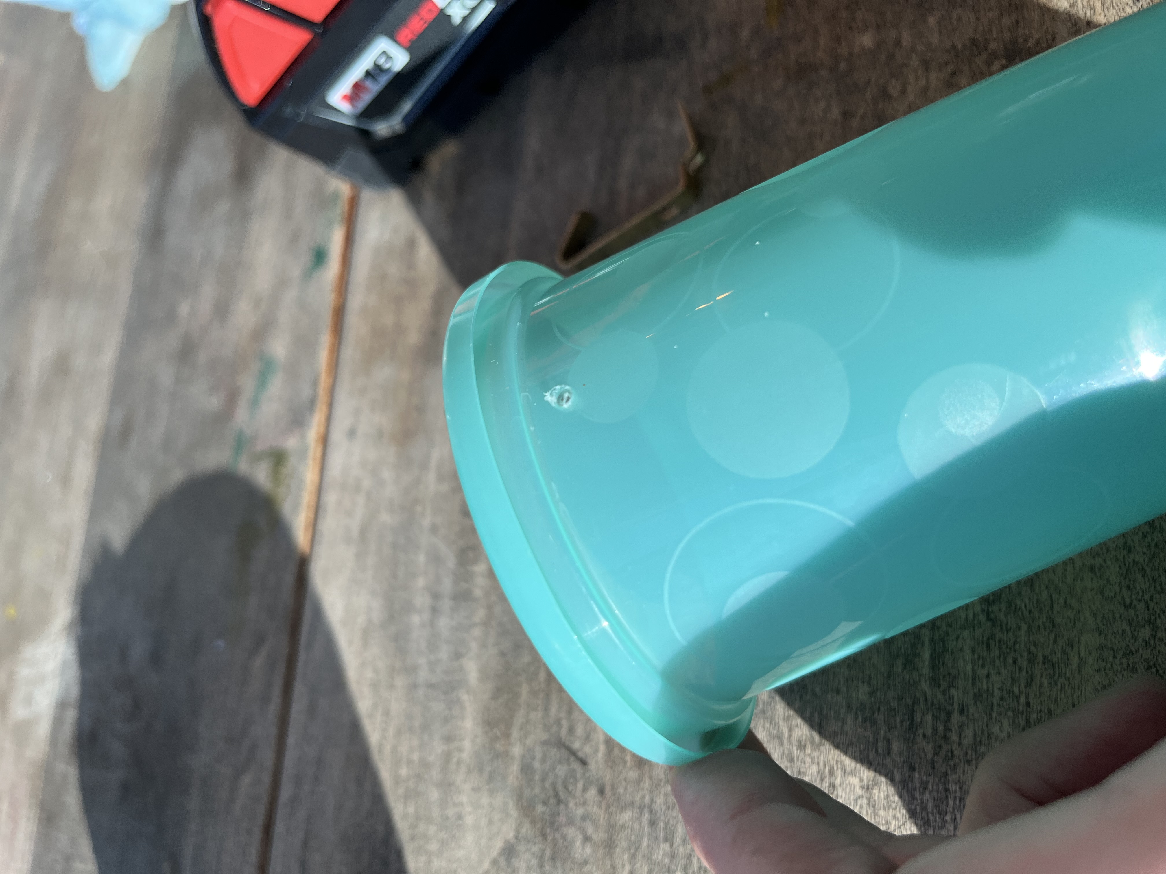 Starting with a small drill bit